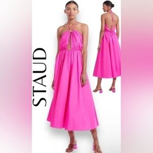 Staud Danielle halter dress
